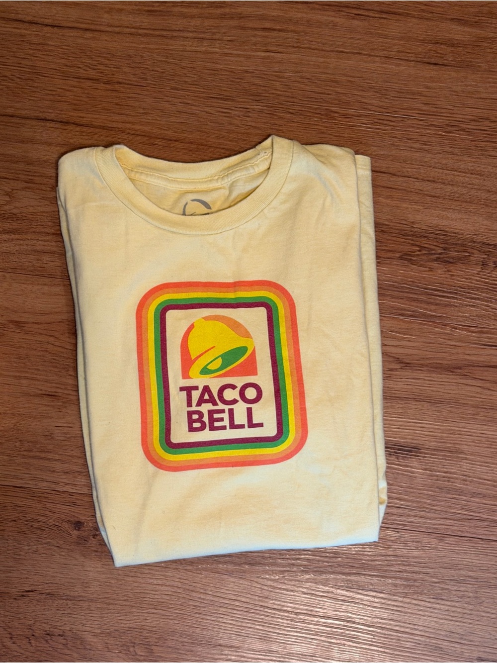 Taco Bell Retro Logo Short Sleeve Tee - Yellow